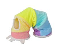 DOITOOL Túnel En Espiral para Gatos Túnel Extensible Multifuncional para Navidad Tienda De Campaña para Interior para Animales Pequeños