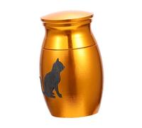 DOITOOL urna Regalos Gato conmemorativo Piedras de jardín conmemorativas para Mascotas en Recuerdo cenicero para Mascotas Monumento cremación conmemorar tinaja de Barro Acero Inoxidable