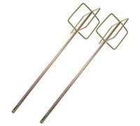 DOITOOL Varillas Mezcladoras De Cemento y Pintura Para Taladro Eléctrico, Accesorios Resistentes Oxidación, Barras Cuadradas De Alta Dureza Para Obra y Hogar, Pack 2 Unidades Reutilizables