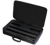 DOITOOL Versátil bolsa de almacenamiento para efectos de audio, organizador grande de tela Oxford para uso duradero y a prueba de golpes para actuaciones y viajes, color negro