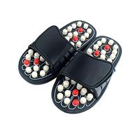DOITOOL Zapatillas de acupresión para pies, sandalias de masaje de reflexología, zapatos de masaje de piedra para hombres y mujeres, acupoint acupresión, alivio del dolor (Talla 43)
