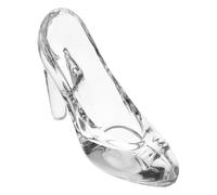 DOITOOL Zapato de Cristal Transparente Decoración Elegante para Bodas y Fiestas Modelo Zapato de Tacón Princesa Cenicienta Accesorios para Mesa