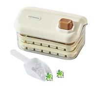 Doiyislem Bandejas De Cubitos Para Congelador Con Tapa - Molde Para Hielo Con Tapa Y Contenedor Y Cuchara Desmoldante,Gran Capacidad Para Fabricar Cubitos De Hielo,Herramienta De Bar Para Tequila