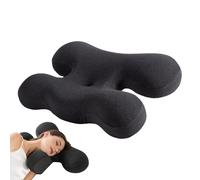Doiyislem Beauty Pillow | Almohada ortopédica para el cuello con material | Apoyo ajustable cómodo para dormir para cara, cama, hogar, viajes, dormir de espalda