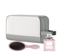 Doiyislem Bolsa de Ducha de Viaje, Bolsas de tocador para Mujeres viajeras - Bolsa de Viaje de tocador de Playa Impermeable - de Ducha de Gran Capacidad con Cremallera, Accesorios de Viaje,