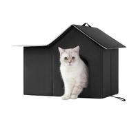 Doiyislem Casa para Gatos Exterior,Casa Refugio Exterior para Gatos En Invierno Aislada,Aislamiento Térmico Impermeable Tienda Cama Invierno Animal - para Balcón Jardín Terraza Patio
