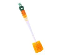 Doiyislem Cepillo para botellas de bebé - Cepillo multifuncional con mango largo - Cepillo reutilizable para botellas de viaje - Para pajitas tetinas tapa taza grietas