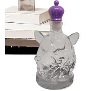 Doiyislem Decantador De Whisky | Jarra De Vino Con Cabeza De Animal De | Decoración De Hogar Para Estante De Sala Gabinete | Regalo Para Hombre Marido Brandy Tequila Bourbon Bar Cumpleaños Día Del