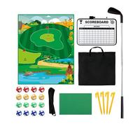 Doiyislem Golf de Batalla | Juego de Chip Golf con Alfombra de Golpeo - Equipo De Entrenamiento Interactivo con, Green De Putting Y Esterilla Adherente para Interior Y Exterior