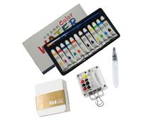 Doiyislem Kit de Acuarelas - Estuche de Pintura al Agua,Paleta Artistica Portatil Para Principiantes, Aficionados Y Artistas