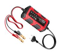 Doiyislem Mantenedor de Batería,Mantenedor y Cargador Automático 6V 12V | Cargador De para Batería De Autocaravana | para Camión Bote Autocaravana Cortacésped Carrito de Golf Bicicleta Marina