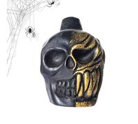 Doiyislem Silbato profesional - Calavera gótica Halloween curiosidades coleccionables - Resina coleccionable Calavera Accesorios Gritos | Para Celebración Familiar Actividad Cosplay Event Día