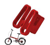 Doiyislem Soporte delantero para bicicleta, soporte adaptador de bicicleta plegable de aleación de aluminio, piezas de repuesto para carretera de montaña, picnic, parque, escuela, exterior, garaje