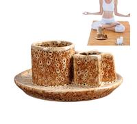 Doiyislem Soporte para Varitas De Incienso | Soporte Multiusos para Velas e Incienso | Quemador Multifuncional Ceramico Decorativo para Relajacion Meditacion Sauna Hotel Habitacion SPA Cafe