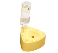 Doiyislem Y Bebedero Canino | Dispensador Automático de Alimento de 500ml | Plato Doble para Cachorros | para Viaje Granja Balcón Apartamento Interior Exterior Invierno Hogar