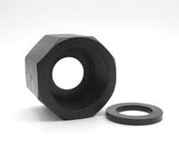 DOJA Barcelona | Adaptador Universal Bidon | Salida Hembra | Reductor Universal Ø1 1/2" | Pack 4 | en Plastico | para Garrafa Gasolina, Deposito Agua 1000 Litros, Grifo Jardin, Tanque 1000L, Bidon..