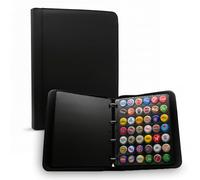 DOJA Barcelona - Album de Chapas - 210 Tapas Corona Cerveza - Coleccion para Tapones de Cava y Champan - Clasificador para Coleccionar Chapas, Funda Protectora Archivador Álbum para Coronas