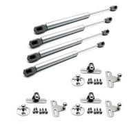 DOJA Barcelona | Amortiguadores de Gas | 80N | Pack 4 Resortes de Gas | Piston Gas | Pistones Hidraulicos para Puertas de Cocina | Soporte Armario Cocina, Baño, Oficina, Caravana