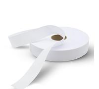 DOJA Barcelona | Bies Costura por Metros Blanco | Pack Rollo de Bies 100m | Ancho 30mm | Cinta de Poliester | Cinta al Bies Blanca | Cinta al Bies | para Cinta Bies Costura, Merceria y Costura Cintas