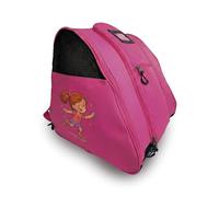 DOJA Barcelona Bolsa para Patines para Niños - Rosa - Correa Ajustable y Acolchada - Mochila Patines con Buena Capacidad para Llevar Accesorios - Bolsa Niño, Material Resistente y Ligero