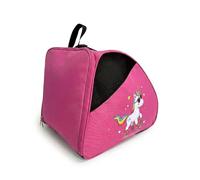 DOJA Barcelona Bolsa para Patines para Niños - Rosa Unicornio - Correa Ajustable y Acolchada, Mochila Patines, Buena Capacidad para Equipamiento y Calcetines, Bolsa Niña y Niño, Material Resistente