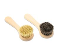 DOJA Barcelona Cepillo Madera para Aplicar Betun con Acceso a Áreas Difíciles y Diseño Ergonómico - Cepillo Aplicador de Cera y Cepillos de Crema de Crin, Rápido y Efectivo para Cuero y Zapatos
