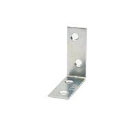 DOJA Barcelona | Conector Angular | Pack 20 | 30x30x14mm | 1,5 Grosor | Acero Galvanizado | Soporte de Esquina | Angulo Montaje y Refuerzo Muebles | Escuadras Angulo | Fijacion Mesa, Estanterias...