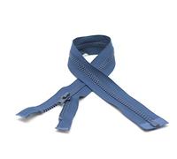 DOJA Barcelona | Cremallera Abierta Chaqueta | Pack 10 | 70cm | Numero 5 | Azul Acero | Cremalleras por Metros para Coser | Cremalleras para Chaquetas, Pantalon, Bolso, Vaqueros, Abrigo, Mochilas