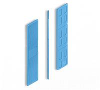 DOJA BARCELONA | Cuñas Acristalamiento 2mm | Cuñas para Cristales Azul | PACK 300 | Calzos para Cristales, Calzo de Plastico