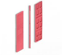 DOJA BARCELONA | Cuñas de Acristalamiento 3mm Rojo | Pack 100 | Calzos de Plástico