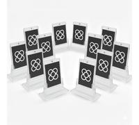 DOJA Barcelona Fundas Cartas Magnéticas - Magnetic Card Holder 35PT - Pack 12 + 12 Soportes - Cierre Magnético, Protección UV, Diseño Compacto para Fundas, Toploader Cromos Futbol