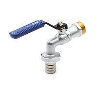 DOJA Barcelona | Grifo Bola de Palanca Manguera | 3/4" x 1" | Grifo Exterior | Manguera Jardin para Sistemas de Agua, Calefacción y Aire Acondicionado