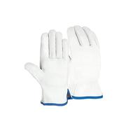 DOJA Barcelona | Guantes Trabajo Piel Cuero | 24 Pares | Guantes Trabajo Talla 9 / L | Guantes de Seguridad | Guantes Proteccion de Cuero | Uso Agrícola, Cadenas Montaje, Refinerías y Ferrocarriles