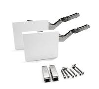 DOJA Barcelona | Herraje Elevable | Pack 4 | Compas Elevador 250-500 mm | Bisagras Elevables Fuerza 960-2350 | Bisagras Compas Puerta Abatible, Herrajes Cocina