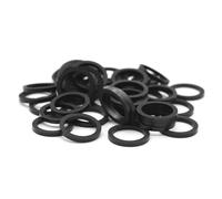 DOJA Barcelona | Juntas Ancha Fontaneria 3/8" | Pack 25 | Arandelas De Goma | 14,5x8x2mm | Juntas Toricas De Goma EPDM | Arandela Ancha | Para Manguera Ducha, Junta De Goma, Llave De Paso Agua