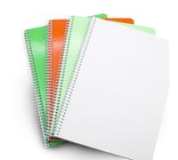 DOJA Barcelona | Libreta A5 con Hojas Lisas | Pack 4 | Cuaderno A5 con Tapa Blanda | 80 Hojas Lisas | Libretas de Colores Aleatorios | Cuaderno A5 Dibujo para Viaje, Espiral, Hojas Blancas Lisas...