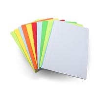 DOJA Barcelona | Libretas Grapadas A4 Cuadriculada| Pack 10 | 210x297mm | 48 Hojas 4x4mm de 70g | Sin Espiral | Tapa Blanda | Colores Aleatorios | Cuaderno Grapas a4 | Libreta Escolar | Cuaderno