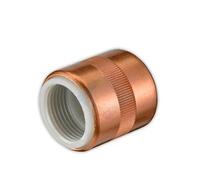 DOJA Barcelona | Manguito Electrolitico Termo | Pack 2 | Hembra - Hembra | 1/2" | Manguito Antielectrolisis Roscado para Latiguillo | Valvula Manguito Electrolisis Agua Fontaneria | Evita Corrosión