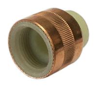 DOJA Barcelona | Manguito Electrolitico Termo | Pack 2 | Macho - Hembra | 3/4" | Manguito Antielectrolisis Roscado para Latiguillo | Valvula Manguito Electrolisis Agua Fontaneria | Evitar Corrosión