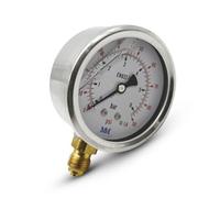 DOJA Barcelona | Manometro Presion Agua 0-6 Bar | Pack 1 | Manometros De Glicerina 1/4" | Ø 63mm | Conexion Vertical | Medir Presion Agua | Manometro Para Agua, Manometro Hidraulico, Manómetro Gas