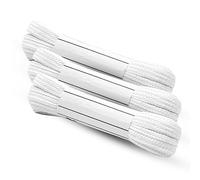 DOJA Barcelona | Pack 3 Cordones Planos para Zapatillas | 1000 x 5mm | Blanco | Para Botas Deportivas, Running y Ocio | Colores para Hombre, Mujer y Niño