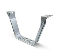 DOJA Barcelona | Peldaño Camión | Acero Zincado | 410 x 255 x 70 mm | Fijo | Pack 1 | Peldanos para Camion | Accesorios Furgoneta, Autocaravana, Camper | Escalón Fijo Camiones | Peldano Estribo