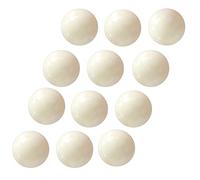 DOJA Barcelona | Pelotas Futbolin de Resina 34mm | Pack 12 | Blancas | Bolas para Futbolin Duras | Aptas para Adultos y Profesionales