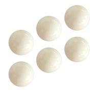 DOJA Barcelona | Pelotas Futbolin de Resina 34mm | Pack 6 | Blanca | Bolas para Futbolin Duras | Bolas Profesional Bar, Sala Juegos | Apto para Adultos Aficionados y Profesionales
