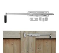 DOJA Barcelona Pestillo para Puerta - 420mm - Polivalente en Aplicaciones - Pasadores de Puertas - Eficiente, Instalación Rápida y Fácil, Accionamiento Manual y Duradero - sin Muelle de Acero