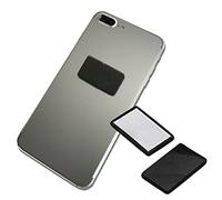 DOJA Barcelona | Placa Adhesiva Shungit para Movil | Pack 2 | Placa Shungita Telefono Movil Rectangular | Anti Radiacion | 1,5x2cm | 4-5 gr | Pegatinas Piedra Adhesivo | Proteccion Electromagnetica