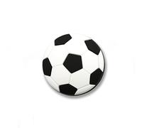 DOJA Barcelona | Pomos y Tiradores Infantiles | 12 Tiradores Cajones Infantiles Diseño Balon | Ø40*23mm | Goma y Zinc-Aluminium | Tirador para Decoracion Habitacion, Armarios, Cambiador Bebe Mueble