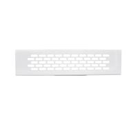 DOJA Barcelona | Rejilla Ventilacion Blanca | 480X80 | BLANCO | PACK 2 | Rejilla Ventilacion Horno, Chimenea, Cocina, Baño | Rejilla de Ventilacion Antihumedad | Muebles, Fregaderos, Electodomesticos