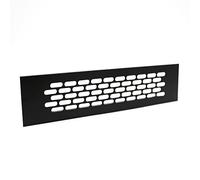 DOJA Barcelona | Rejilla Ventilacion Negro | 245x60 | NEGRO | PACK 4 | Rejilla Ventilacion Horno, Chimenea, Cocina, Baño | Rejilla de Ventilacion Antihumedad | Muebles, Fregaderos, Electodomesticos
