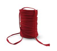 DOJA Barcelona | Rollo de Cuerda | Bobina 100m | Cordones Rojos | Anchura 9mm | en Poliester | Cordones Planos | para Cordones Zapatillas Deporte, Cuerda Paracord, Pulseras, Cordones Botas...